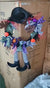 Halloween Door Hanging Wreath Supplies Decoration 