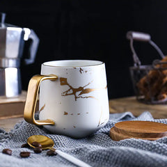 Marble Gold Coffee Mugs