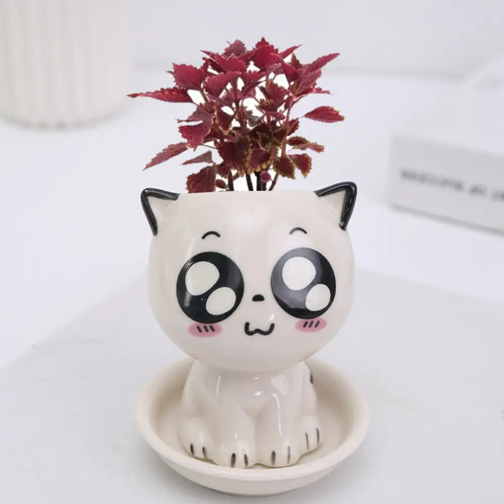 Mini Cat Flowerpot - A