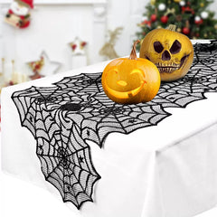 Halloween Table Runner Spiderweb