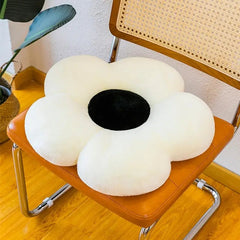 Black and White Flower Plush