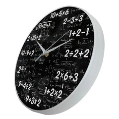 Math Equations Wall Watch