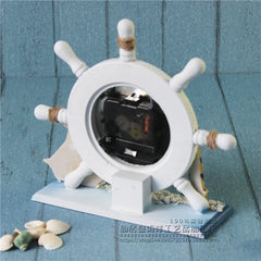 Nautical Ship Wheel Clock