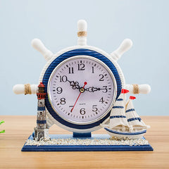 Nautical Ship Wheel Clock