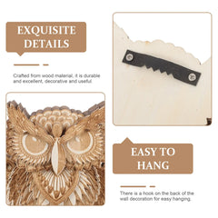 Wooden Owl Hanging