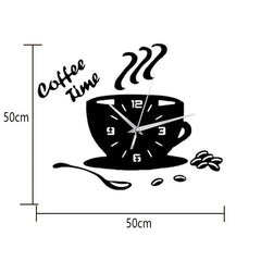 Coffee Time Wall Clock