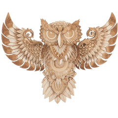 Wooden Owl Hanging