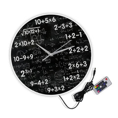 Math Equations Wall Watch