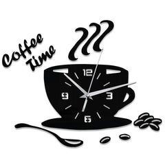 Coffee Time Wall Clock