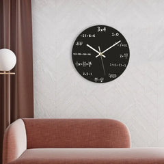 Math Wall Clock