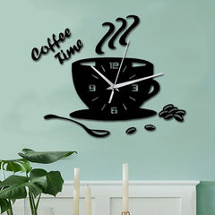 Coffee Time Wall Clock